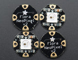 Adafruit FLORA Sewable RGB Smart Neo Pixel version 2 - Pack of 4