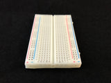 Breadboard - 400 Tie Points, Solderless, Interlocking, and Self-adhesive