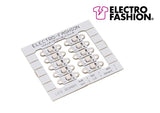 Electro-Fashion Sewable LEDs, White, pack of 10